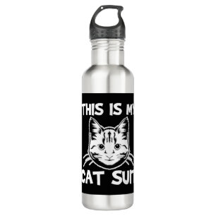 Funny Cat Quote  Stainless Steel Water Bottle