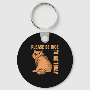 Funny Cat Quote Tomcat nice Design  Keychain