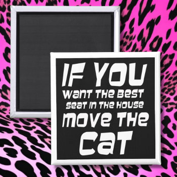 Funny Cat Quotes Novelty Magnets Humor Gag Gifts by Wise_Crack at Zazzle