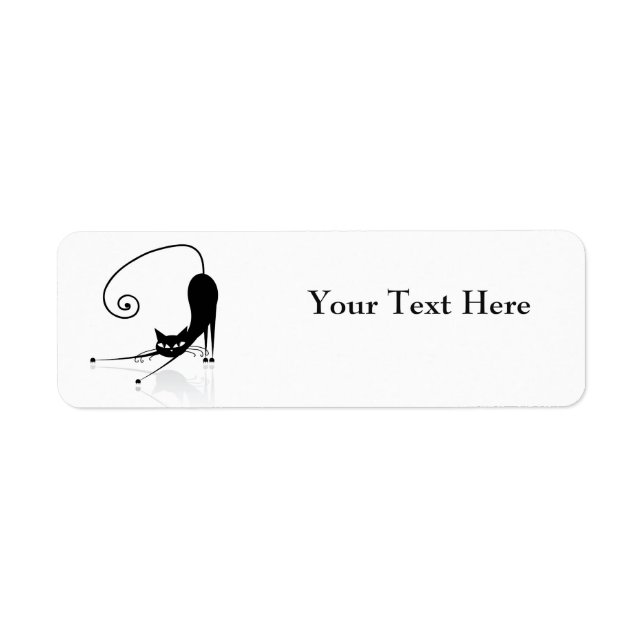 Funny Cat Return Address Labels (Front)