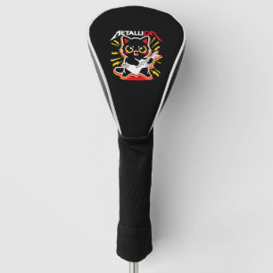 Funny Cat Rock 90s Meow For Music Band Of Friends Golf Head Cover