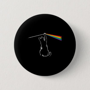 Funny Cat Rock Music Gift Women Kids Men Autism Fu Button