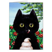 Funny Cat Roses Floral Creationarts (Front)