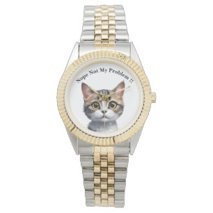Funny Cat Say Not My Problem, Watch