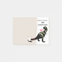 Funny cat scratch yelling T-rex dinosaur