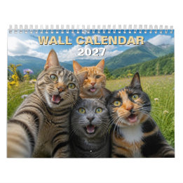 Funny Cat Selfies and Cute Feline Moments Calendar