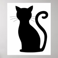 Funny Cat Silhouette