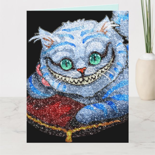 FUNNY CAT SMILING BIRTHDAY BIG CARD CARDS (Front)