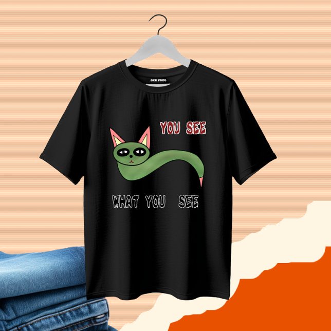 Funny cat snake T-Shirt (Creator Uploaded)