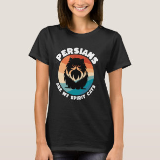 Funny Cat Spirit Animal Persian Cat T-Shirt