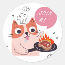 funny cat sticker