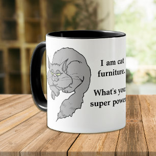 Funny Cat Super Power Mug