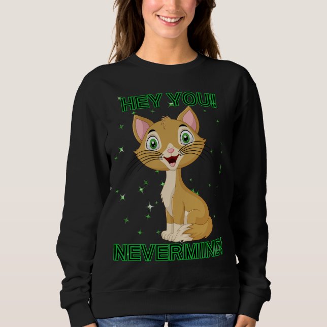 Funny Cat Sweatshirt (Front)