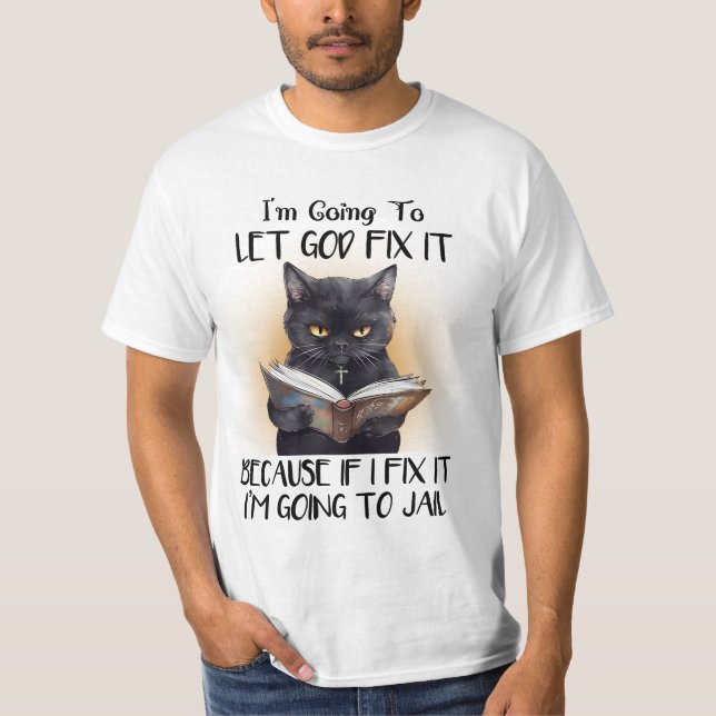 Funny Cat T-Shirt (Front)