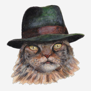 cats wearing hats t