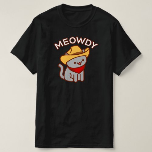 Funny Cat T_Shirt _ MEOWDY