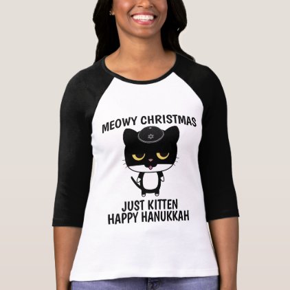 Funny CAT t-shirts for Hanukkah