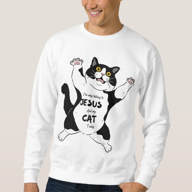 Funny cat Tee, Fur Mama Tee, cat Owner  Sweatshirt (Front)