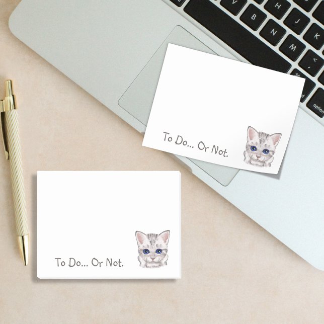 Funny Cat To Do Post-it Notes (Creator Uploaded)