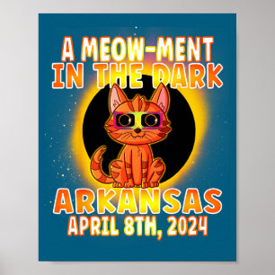 Funny Cat Total Solar Eclipse Pun Poster