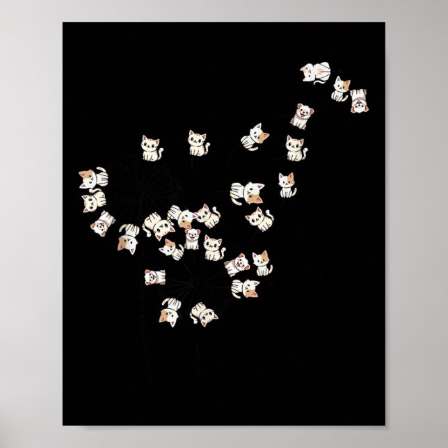 Funny Cat Tree For Men Wome Kids  Poster (Front)