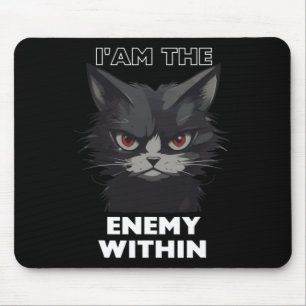 Funny Cat Trump By Funny Vote For Trump Cats 2024 Mouse Pad