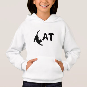 Funny Cat typography design Hoodie