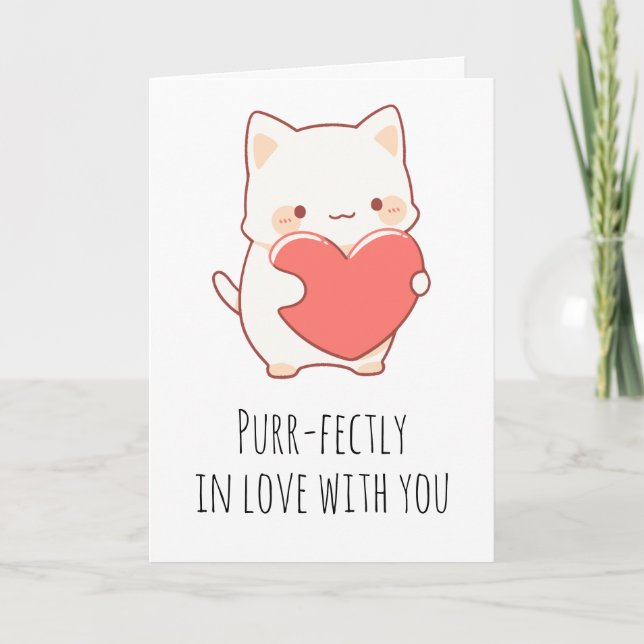 funny cat valentine cards (Front)