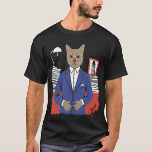 Funny Cat Wearing Tuxedo Entrepreneur Businessman T-Shirt