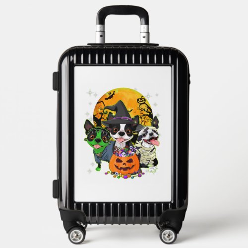 Funny Cat What Black Cat With Knife Halloween Cost Luggage