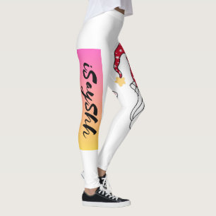 funny cat, who turned off the light? leggings