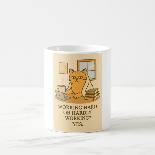 Funny Cat Work Mug (Center)