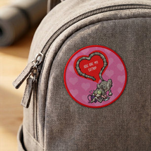Funny Cat You Are My Catnip Valentine's Cartoon Patch