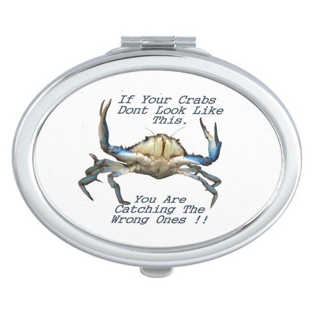 Funny Catching Crabs, Compact Mirror (Front)