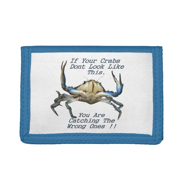 Funny Catching Crabs, Tri-fold Wallet (Front)