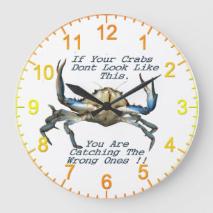Funny Catching Crabs, Wall Clock