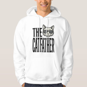 Funny Catfather Vintage Cat Quote Graphic Shirt_1 Hoodie