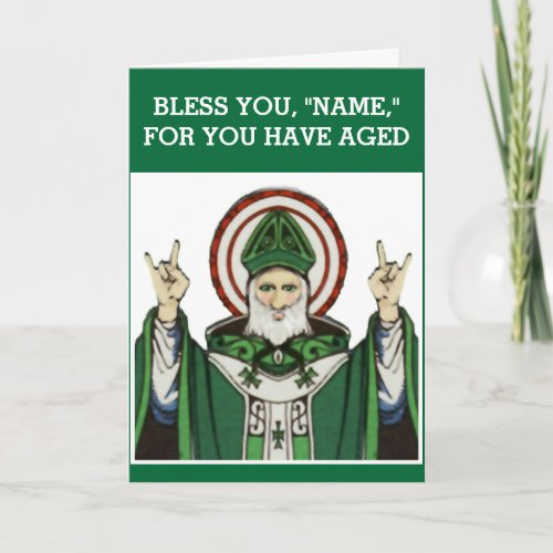funny Catholic birthday Card