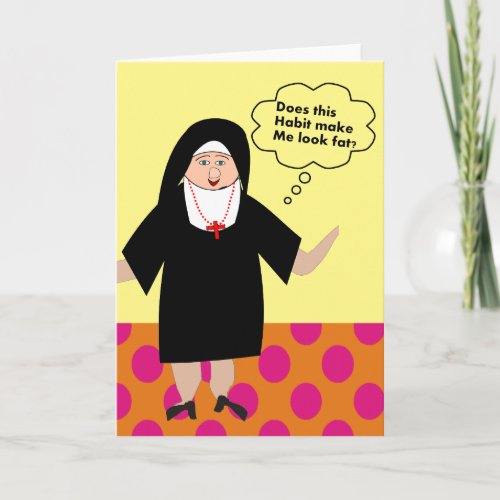 Funny Catholic Nun Quote Cards
