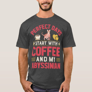 Funny Cats And Coffee Lover 1 T-Shirt