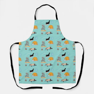 Funny Cats At Yoga Apron