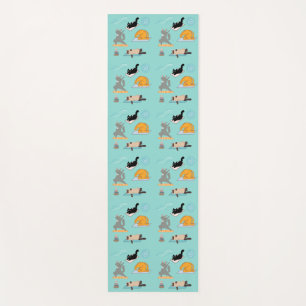 Funny Cats At Yoga Mat