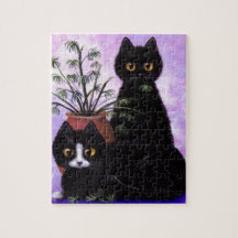 Funny Cats Black Tuxedo Creationarts