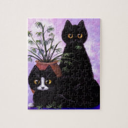 black cat jigsaw puzzle