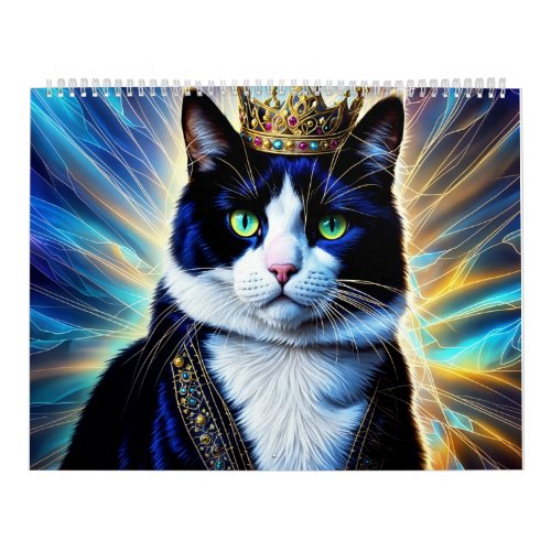 Funny Cats Dressed as Royalty Calendar