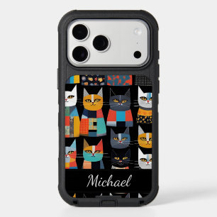 Funny Cats Graphic Art for Cat Lover iPhone 17 Pro Max Case