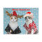 Funny Cats in Hawaiian Christmas Shirts