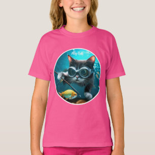 Funny Cat's in the Aquarium T-Shirt