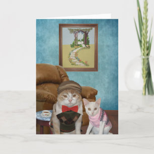 Funny Cats/Kitties Father's Day Card