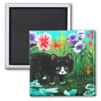 Funny Cats Mice Creationarts Magnet